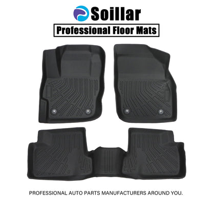 1st+2nd Row Floor Mats Liner TPE Fits 2010-2013 Mazda 3 Anti-Slip New Full Set