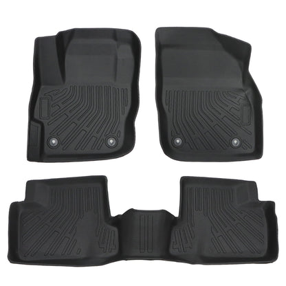 1st+2nd Row Floor Mats Liner TPE Fits 2010-2013 Mazda 3 Anti-Slip New Full Set
