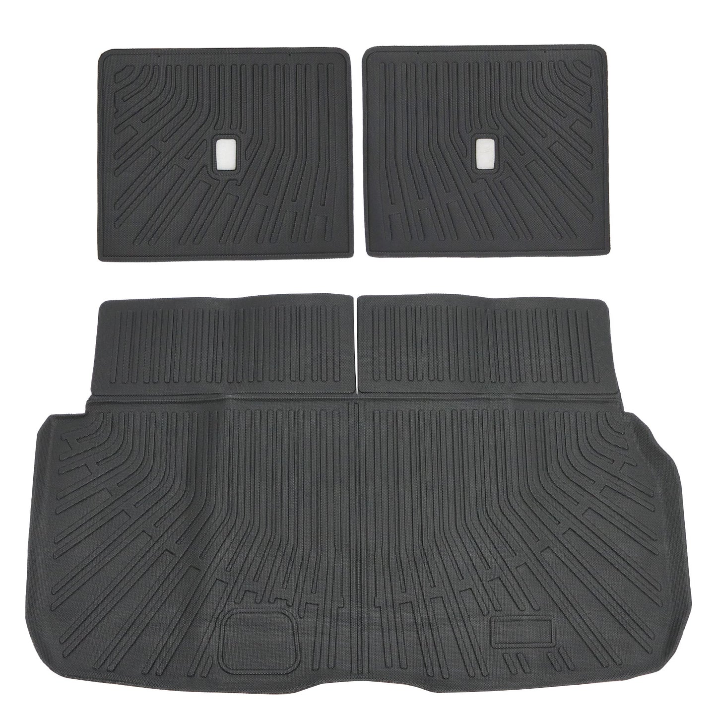 TPE For 2020 2021 Mercedes-Benz GLS-Class X167 Backrest Mats+Trunk Cargo Liners