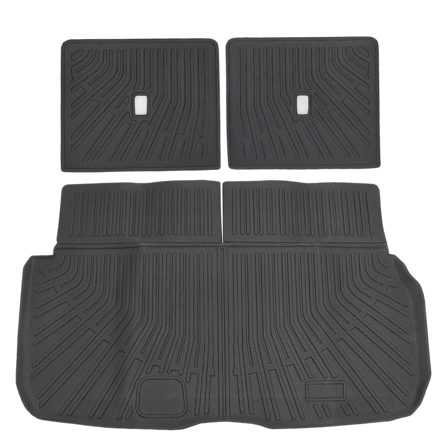 TPE For 2020 2021 Mercedes-Benz GLS-Class X167 Backrest Mats+Trunk Cargo Liners