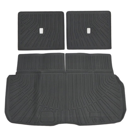 TPE For 2020 2021 Mercedes-Benz GLS-Class X167 Backrest Mats+Trunk Cargo Liners