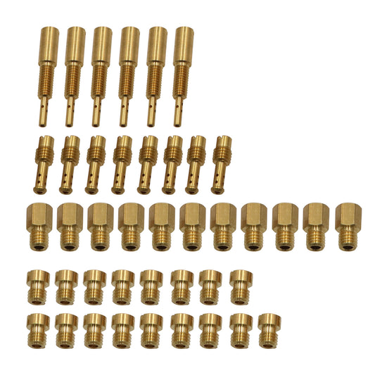 42Pcs Carburetor Jet Kit For Mikuni Main N100.604 VM28/486 VM4/042 VM22/210 USA