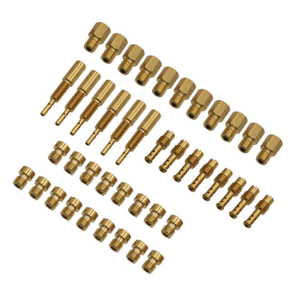 42Pcs Carburetor Jet Kit For Mikuni Main N100.604 VM28/486 VM4/042 VM22/210 USA