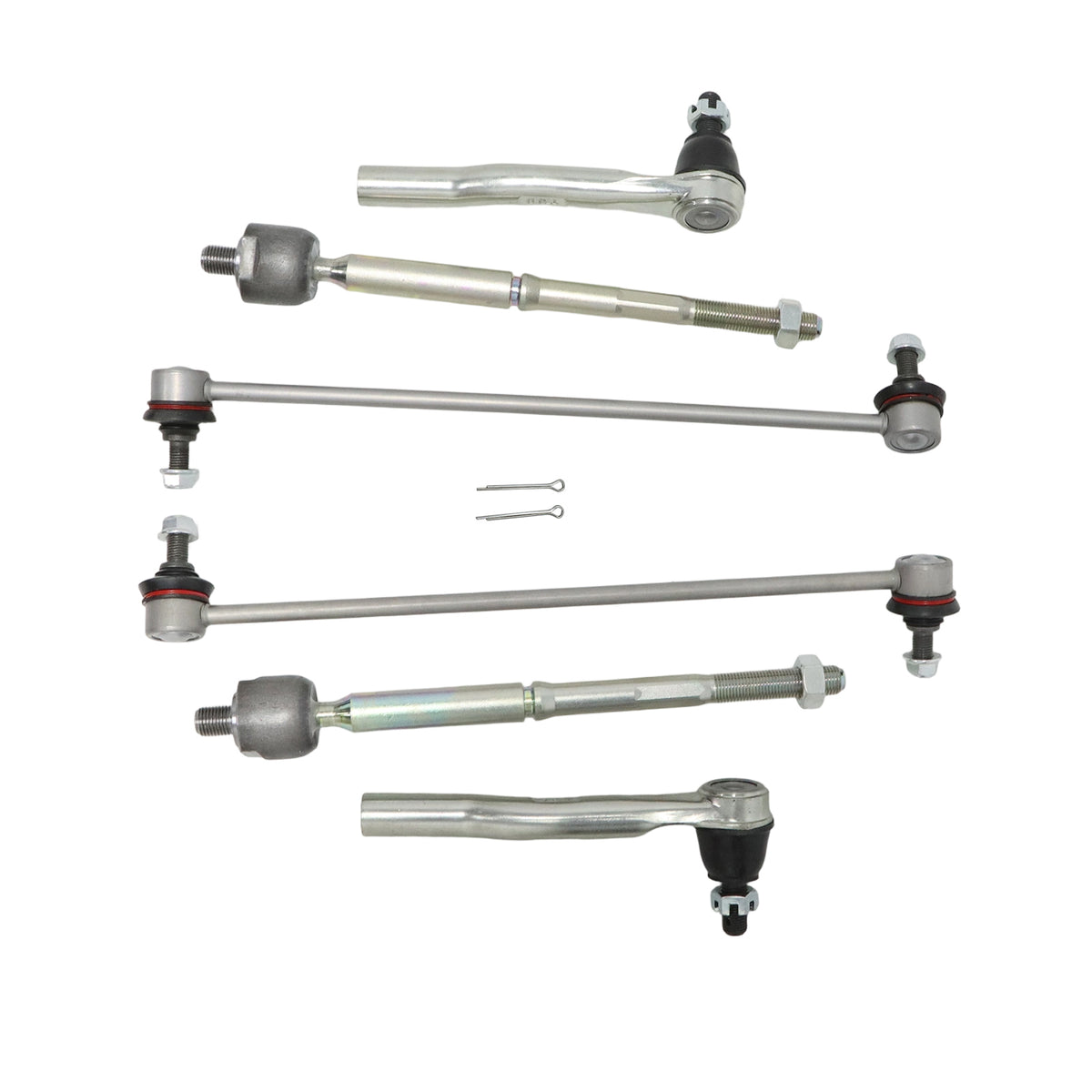 6X Front Stabilizer sway bars, Outer+ Inner Tie Rod Ends For Honda HR-V 16-2022