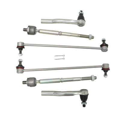 6X Front Stabilizer sway bars, Outer+ Inner Tie Rod Ends For Honda HR-V 16-2022