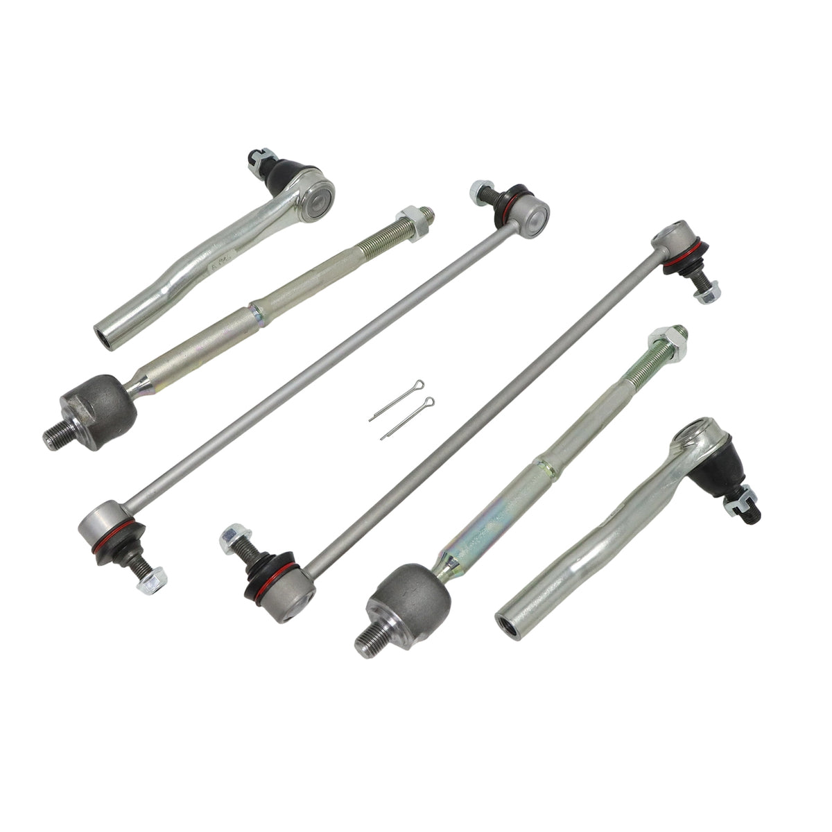 6X Front Stabilizer sway bars, Outer+ Inner Tie Rod Ends For Honda HR-V 16-2022
