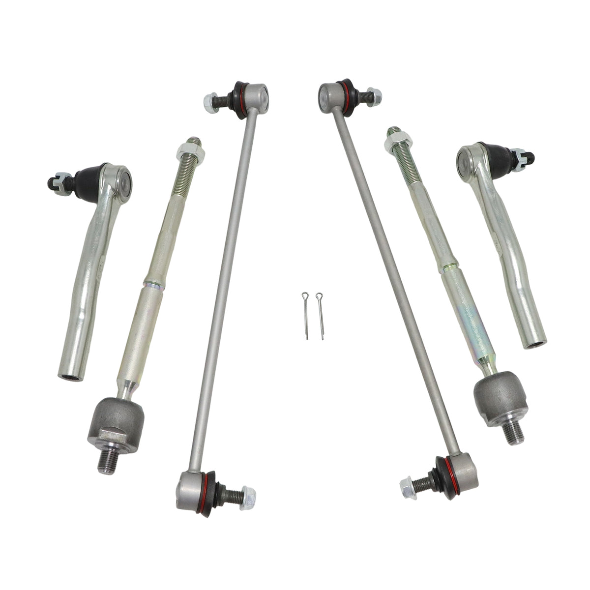 6X Front Stabilizer sway bars, Outer+ Inner Tie Rod Ends For Honda HR-V 16-2022