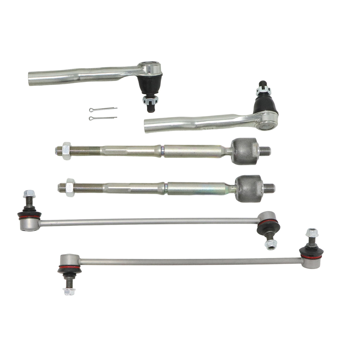 6X Front Stabilizer sway bars, Outer+ Inner Tie Rod Ends For Honda HR-V 16-2022