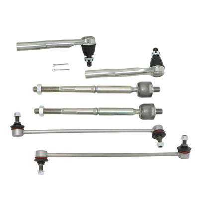 6X Front Stabilizer sway bars, Outer+ Inner Tie Rod Ends For Honda HR-V 16-2022
