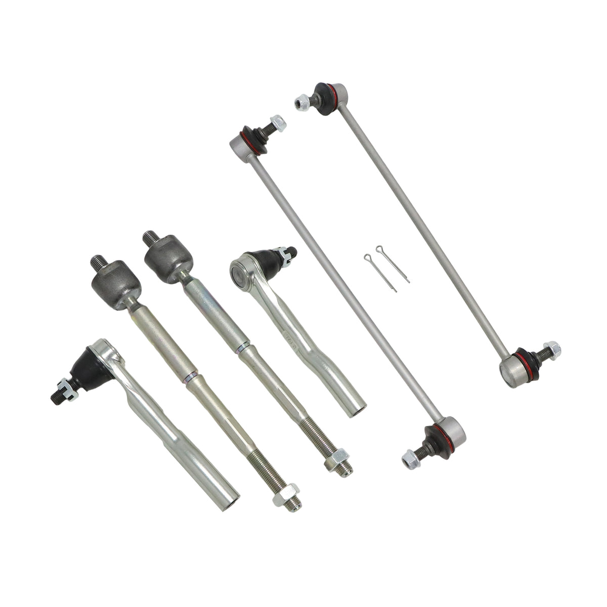 6X Front Stabilizer sway bars, Outer+ Inner Tie Rod Ends For Honda HR-V 16-2022