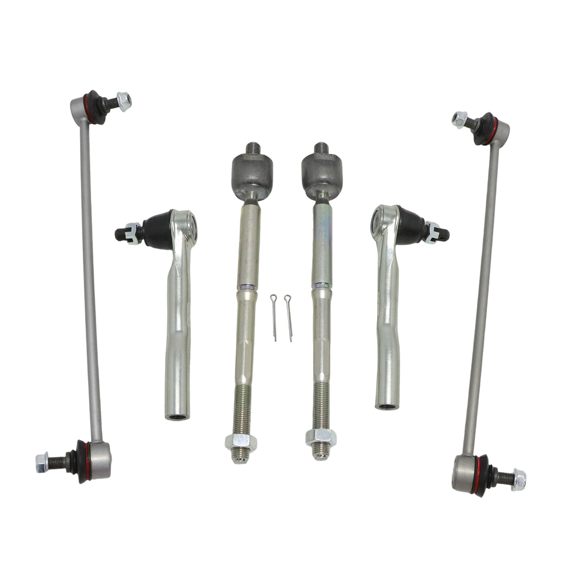 6X Front Stabilizer sway bars, Outer+ Inner Tie Rod Ends For Honda HR-V 16-2022
