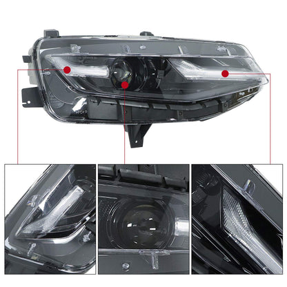 Full LED Headlight Right Passenger Side for 2019-2024 Chevrolet Camaro