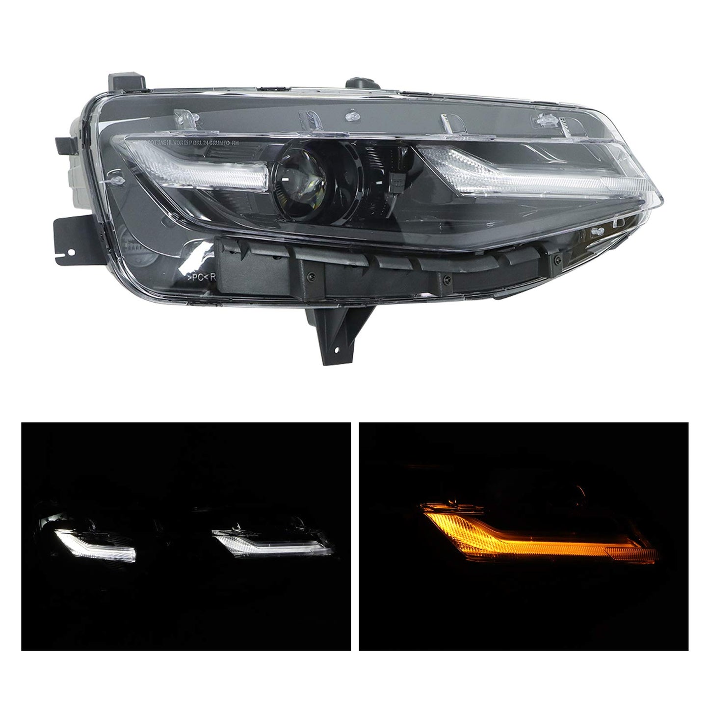 Full LED Headlight Right Passenger Side for 2019-2024 Chevrolet Camaro