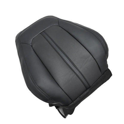 Replacement Fits 2017-2020 Lincoln MKZ Driver Back Perforated Black Seat Cover
