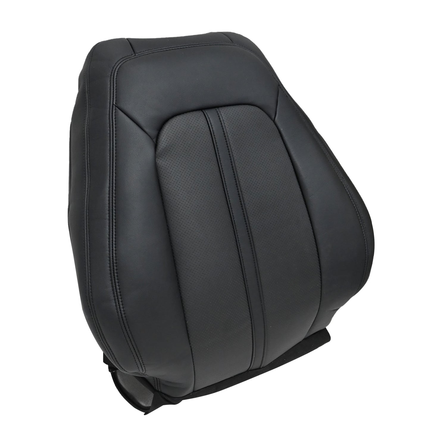 Replacement Fits 2017-2020 Lincoln MKZ Driver Back Perforated Black Seat Cover
