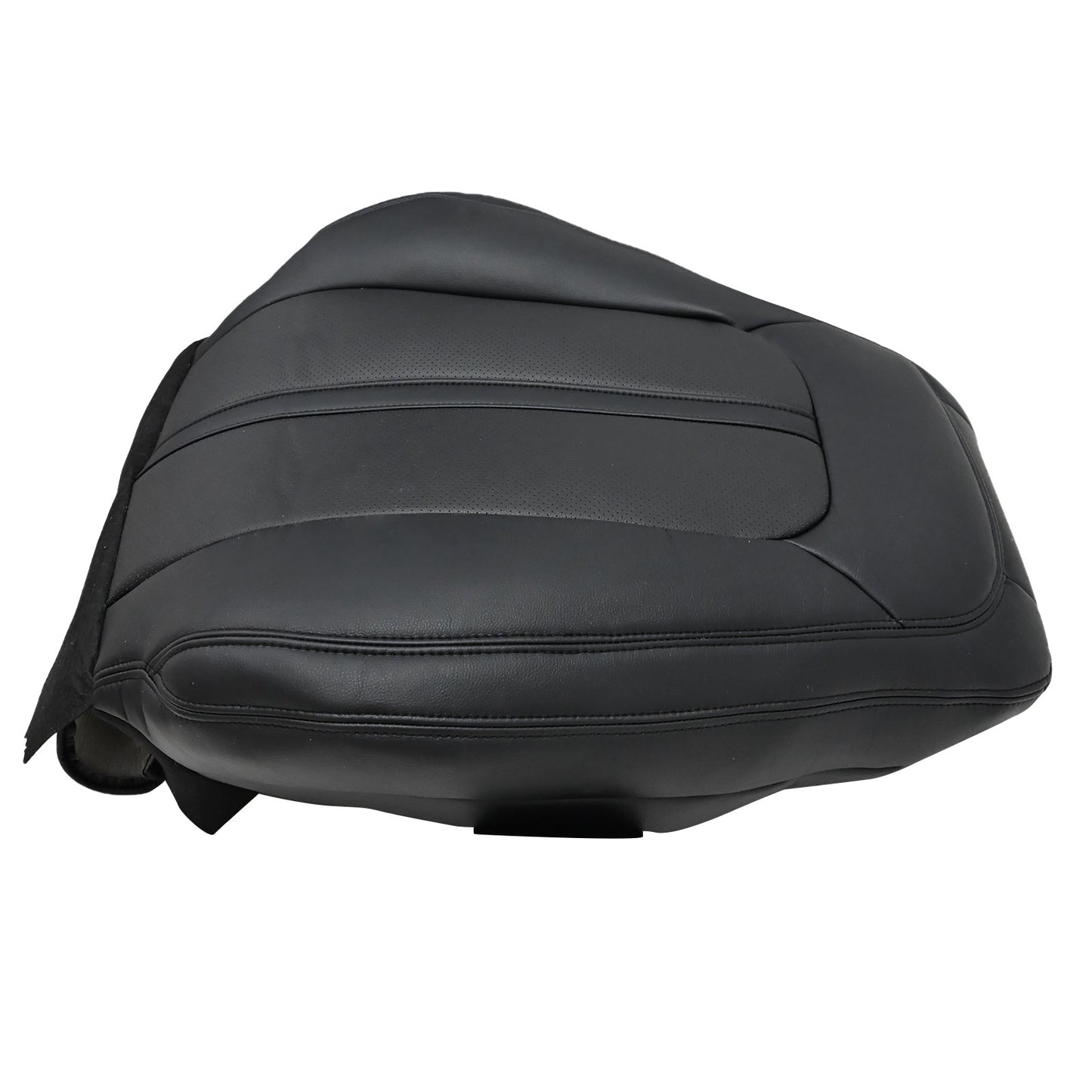 Replacement Fits 2017-2020 Lincoln MKZ Driver Back Perforated Black Seat Cover