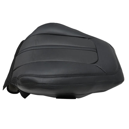 Replacement Fits 2017-2020 Lincoln MKZ Driver Back Perforated Black Seat Cover