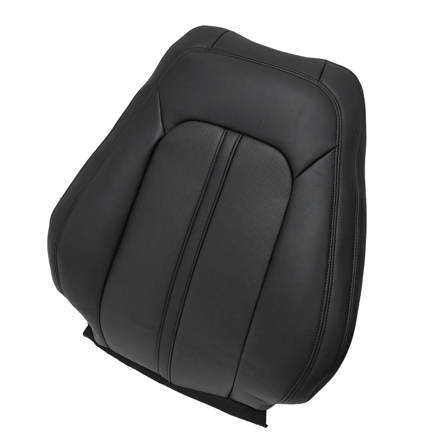 Replacement Fits 2017-2020 Lincoln MKZ Driver Back Perforated Black Seat Cover