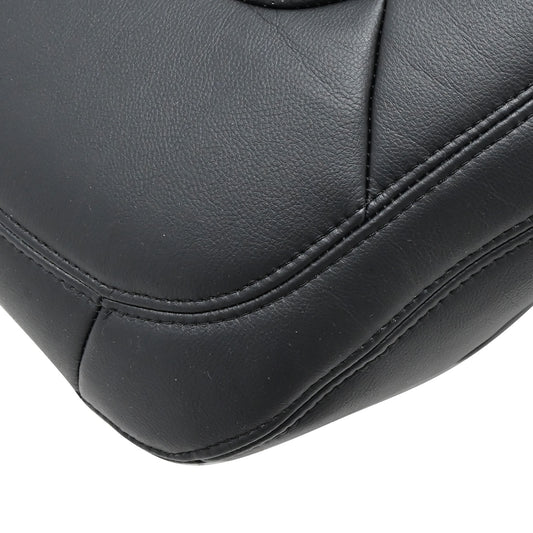 Replacement For 2017-2020 Lincoln MKZ Passenger Back Perforated Black Seat Cover