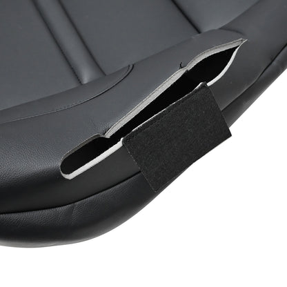 Replacement For 2017-2020 Lincoln MKZ Passenger Back Perforated Black Seat Cover
