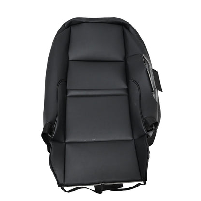 Replacement For 2017-2020 Lincoln MKZ Passenger Back Perforated Black Seat Cover
