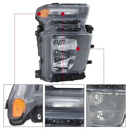 Halogen Headlight Passenger Right Side For Chevy Silverado 2500HD 3500HD 2020-23