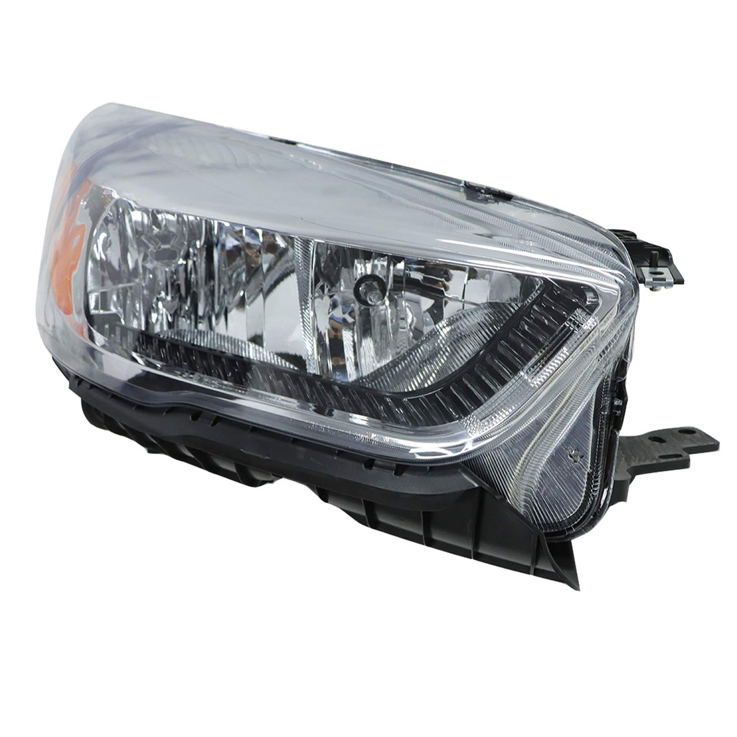 Headlight Assembly Chrome Halogen Right for 2017-2019 Ford Escape w/o LED