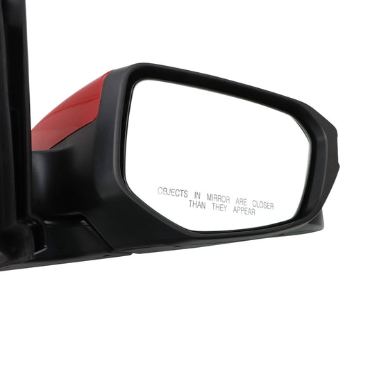 Fits 2016-2021 Honda Civic Sedan Red Passenger Side Mirror Power Heated Camera