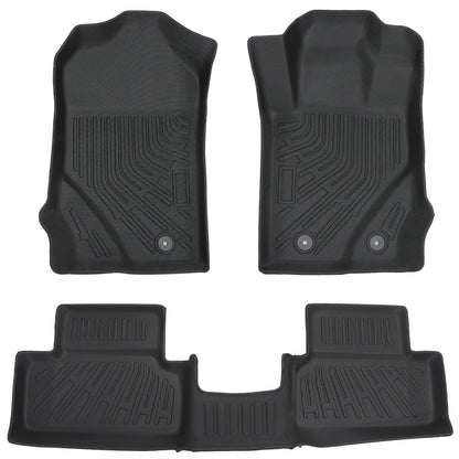 TPE Floor Mats Liners For 2021-2025 Ford Bronco 2 Door Front & Rear All Weather