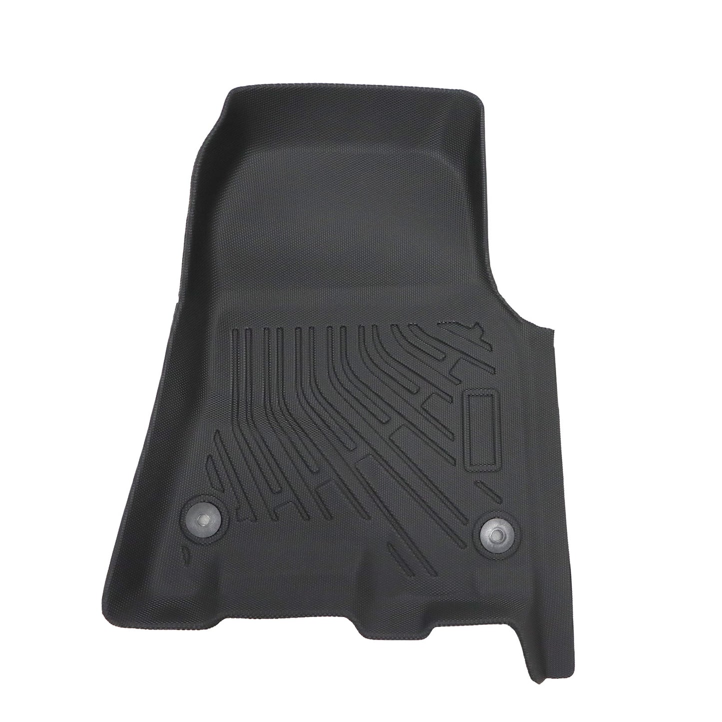 3D Floor Mats Liners TPE For 2025 Dodge Ram 1500 Quad Cab Bench Seat Black 3PCS