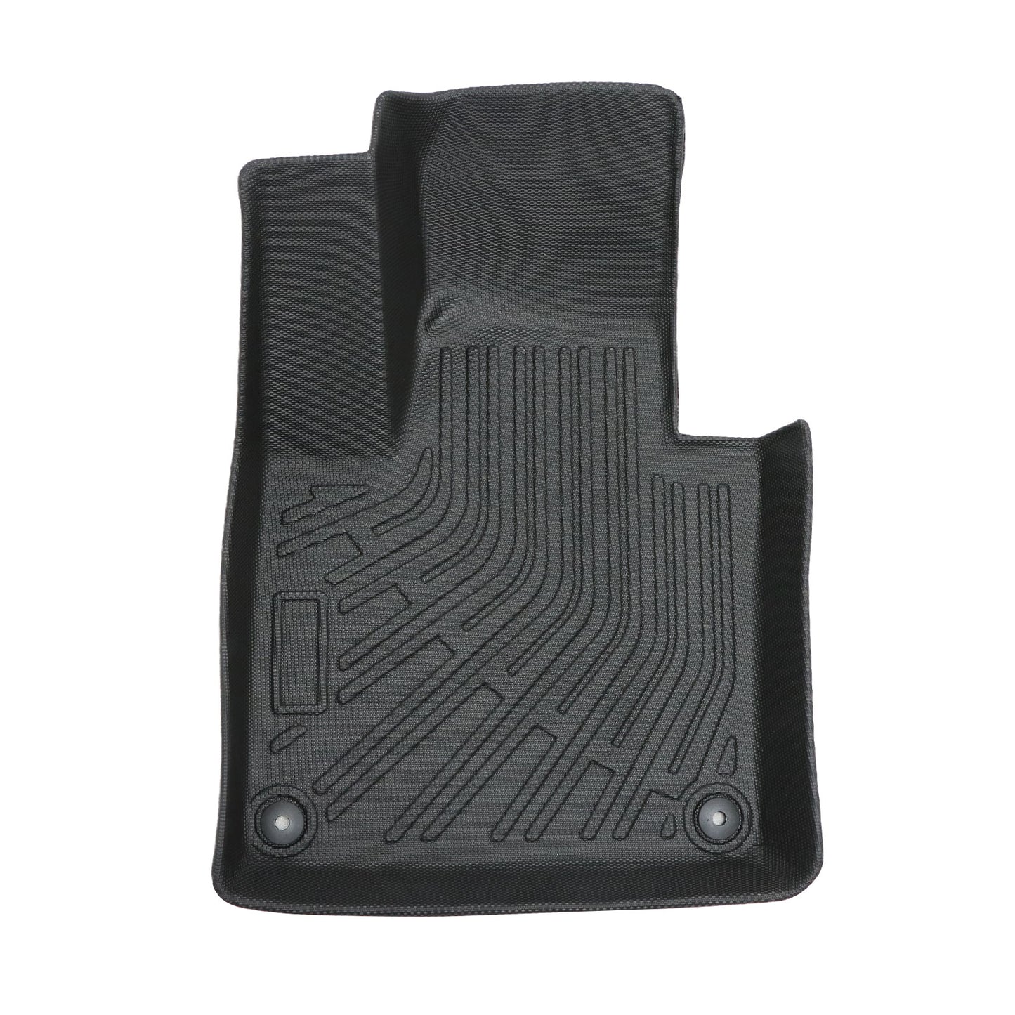 1st Row 3D Floor Mats Liners Set TPE For 2016-2026 Volvo XC90 Waterproof 2Pcs