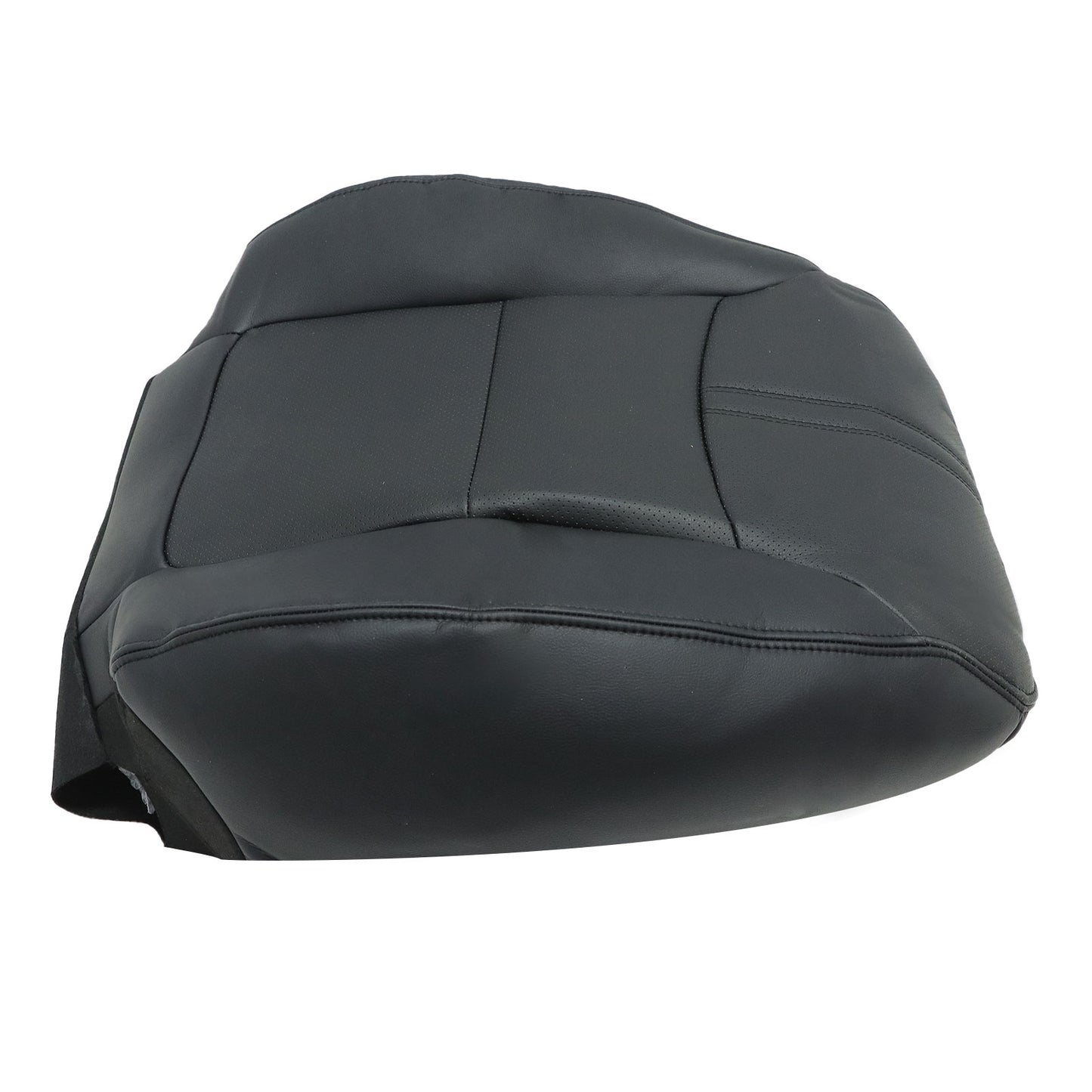 Fits 2011-2012 Kia Sorento Driver Top Replacement Leather Seat Cover Black