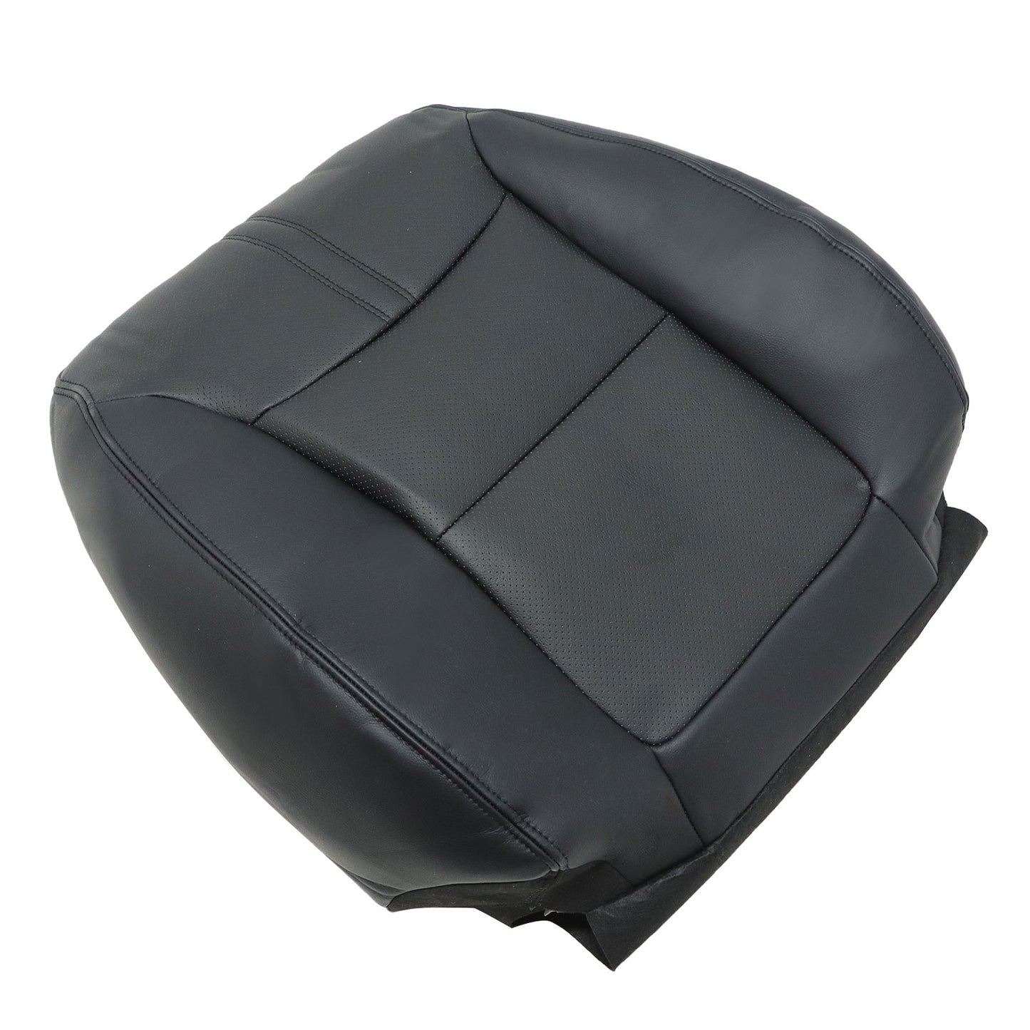 Fits 2011-2012 Kia Sorento Passenger Top Replacement Leather Seat Cover Black