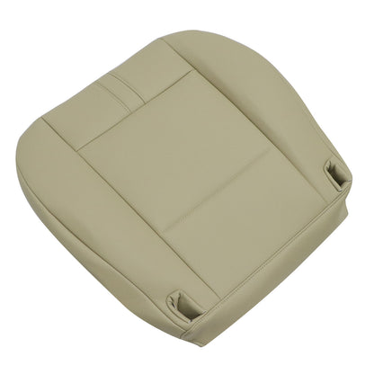 2003-2010 For BMW X3 Driver Bottom Replacement Leather Seat Cover Sand Beige
