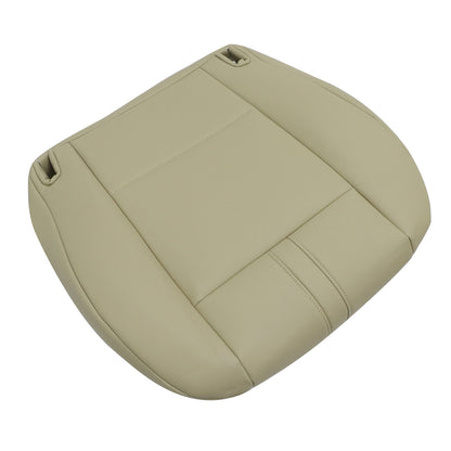 2003-2010 For BMW X3 Driver Bottom Replacement Leather Seat Cover Sand Beige
