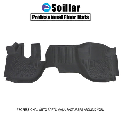 Front Row Floor Mats Liner TPE Fits 2016-2024 Isuzu N-Series Anti-Slip Full Set