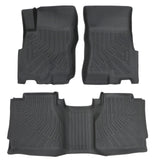 1st+2nd Row Floor Mats Liner TPE For 2005-2021 Nissan Frontier Extended Cab Set