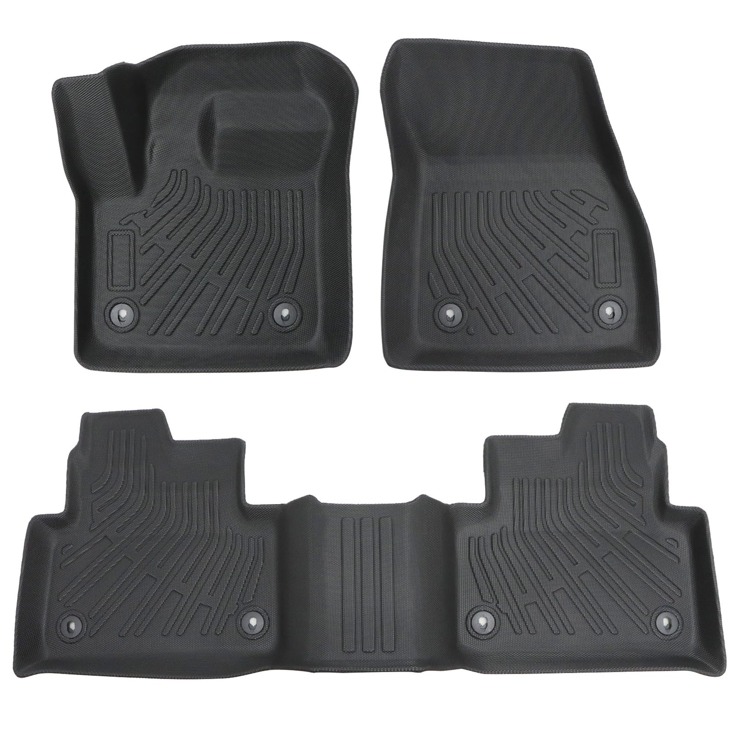 For 2020 2021 Range Rover Evoque TPE 3D Front+2nd Floor Mats Liner All Weather