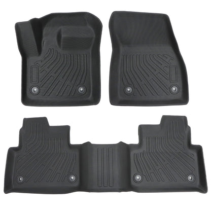 For 2020 2021 Range Rover Evoque TPE 3D Front+2nd Floor Mats Liner All Weather
