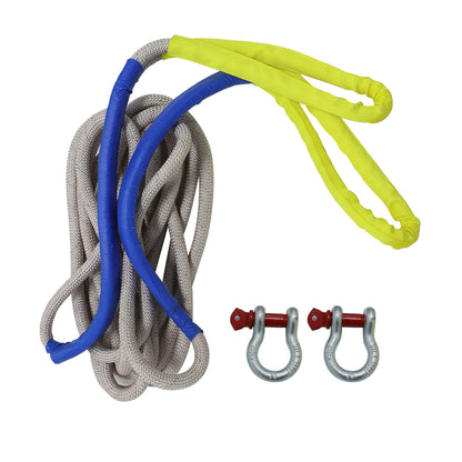 Heavy Duty Tow Rope 55000 LBS 1inchx30ft Snatch Strap For SUV light Truck ATV Car