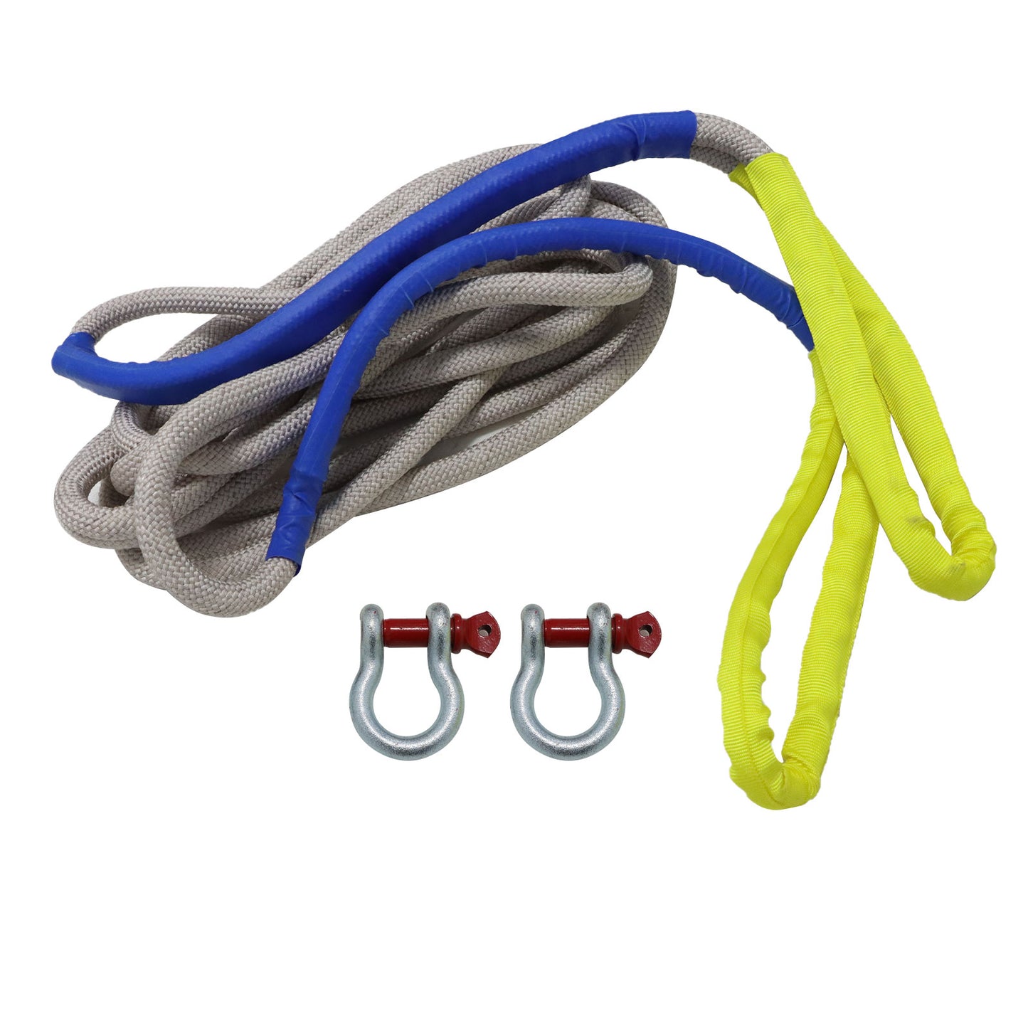 Heavy Duty Tow Rope 55000 LBS 1inchx30ft Snatch Strap For SUV light Truck ATV Car