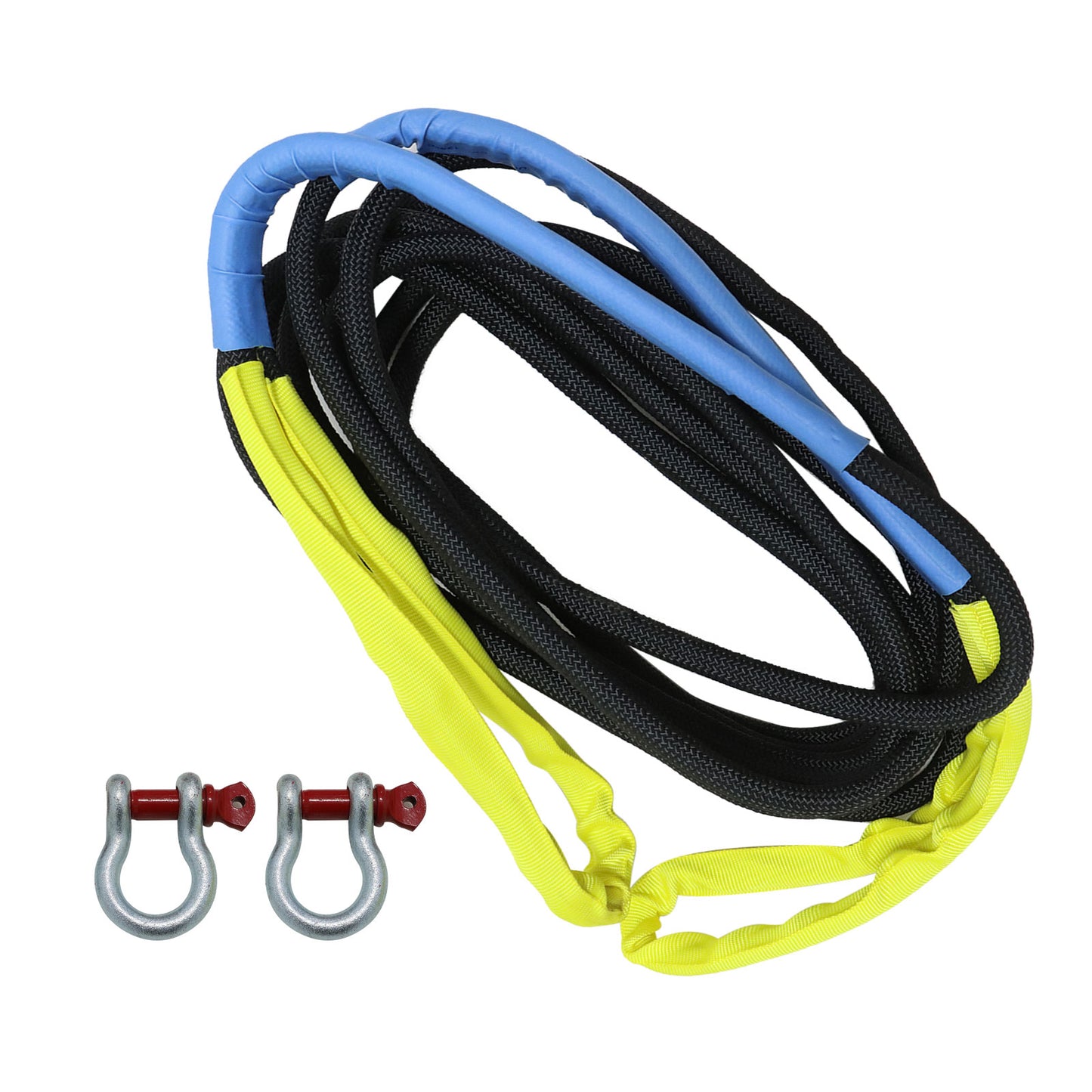 Heavy Duty Tow Rope 38000  LBS 1inchx30ft Snatch Strap For SUV light Truck ATV Car