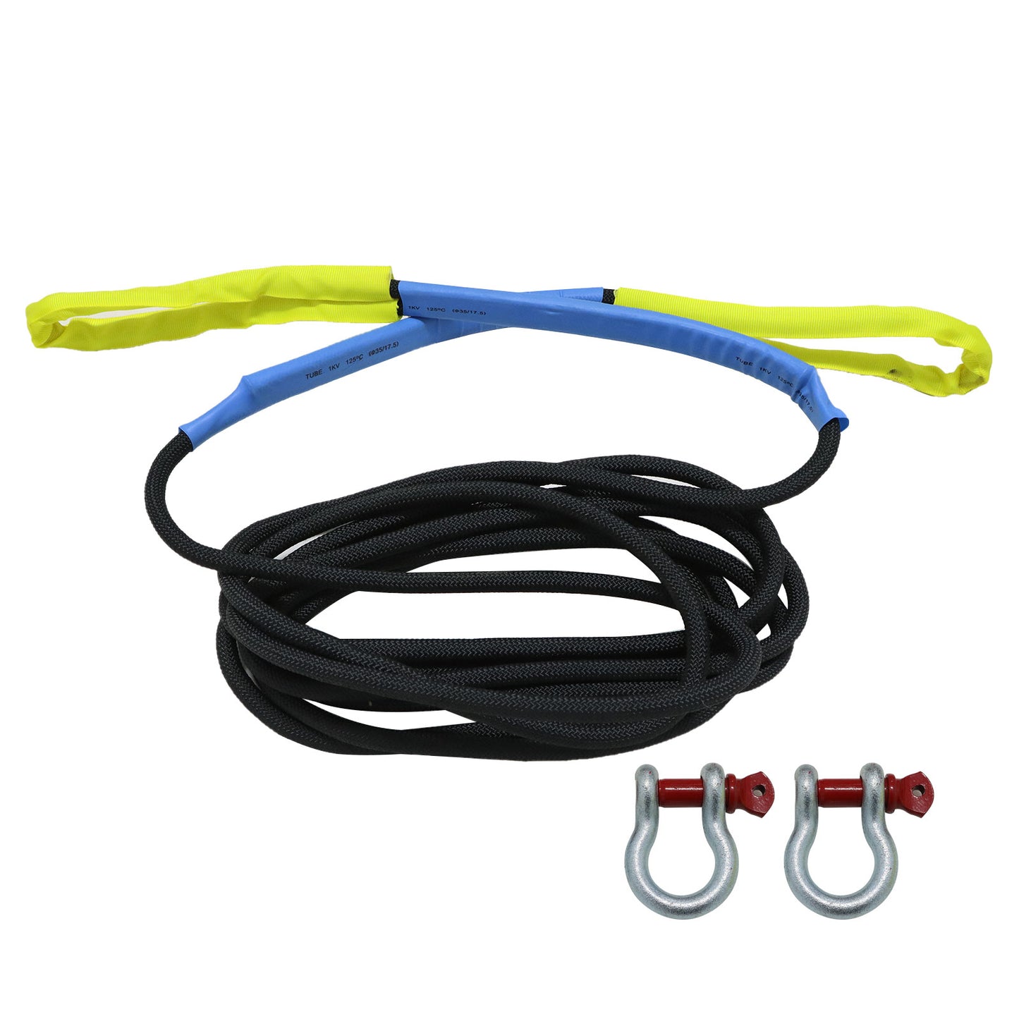 Heavy Duty Tow Rope 38000  LBS 1inchx30ft Snatch Strap For SUV light Truck ATV Car