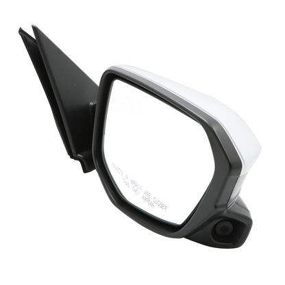 Side Mirror For Honda Civic 2016-2021 HO1327107 White Right/Passenger W/ Camera