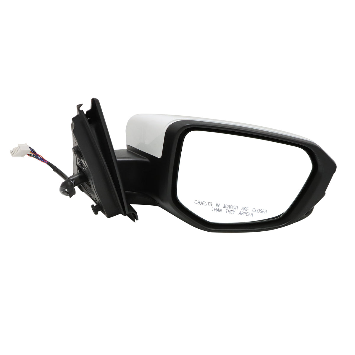 Side Mirror For Honda Civic 2016-2021 HO1327107 White Right/Passenger W/ Camera