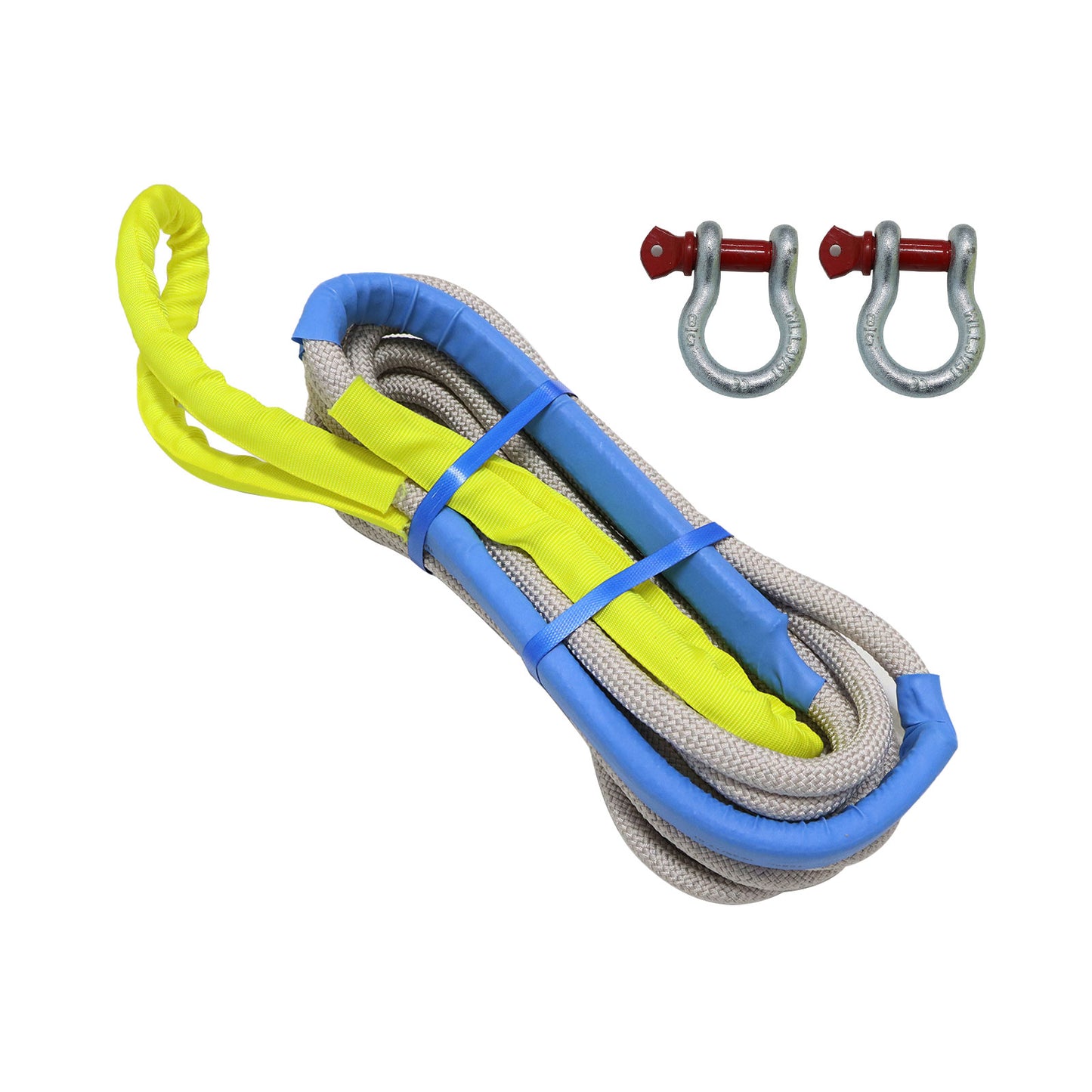 Heavy Duty Tow Rope 48000 LBS 1inchx30ft Snatch Strap For SUV light Truck ATV Car