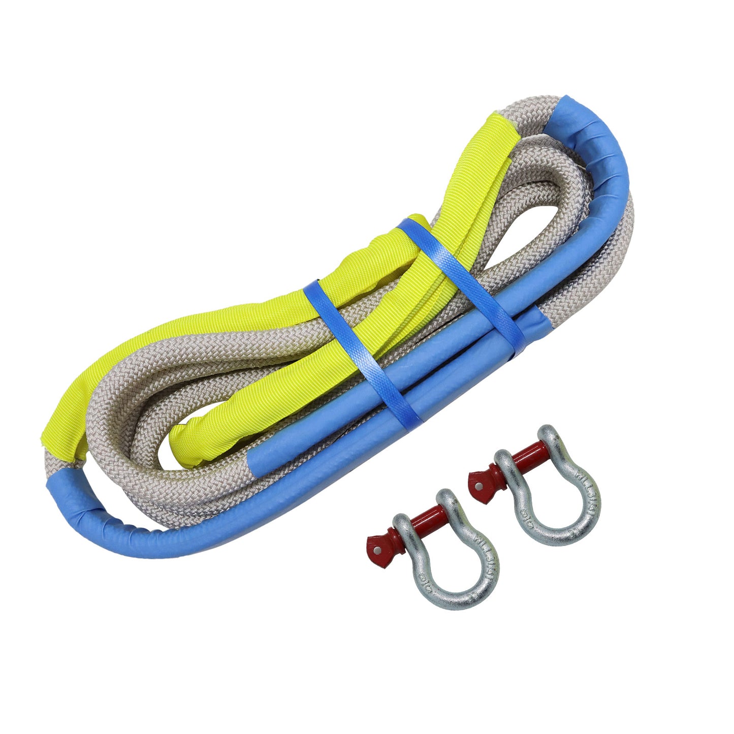 Heavy Duty Tow Rope 48000 LBS 1inchx20ft Snatch Strap For SUV light Truck ATV Car