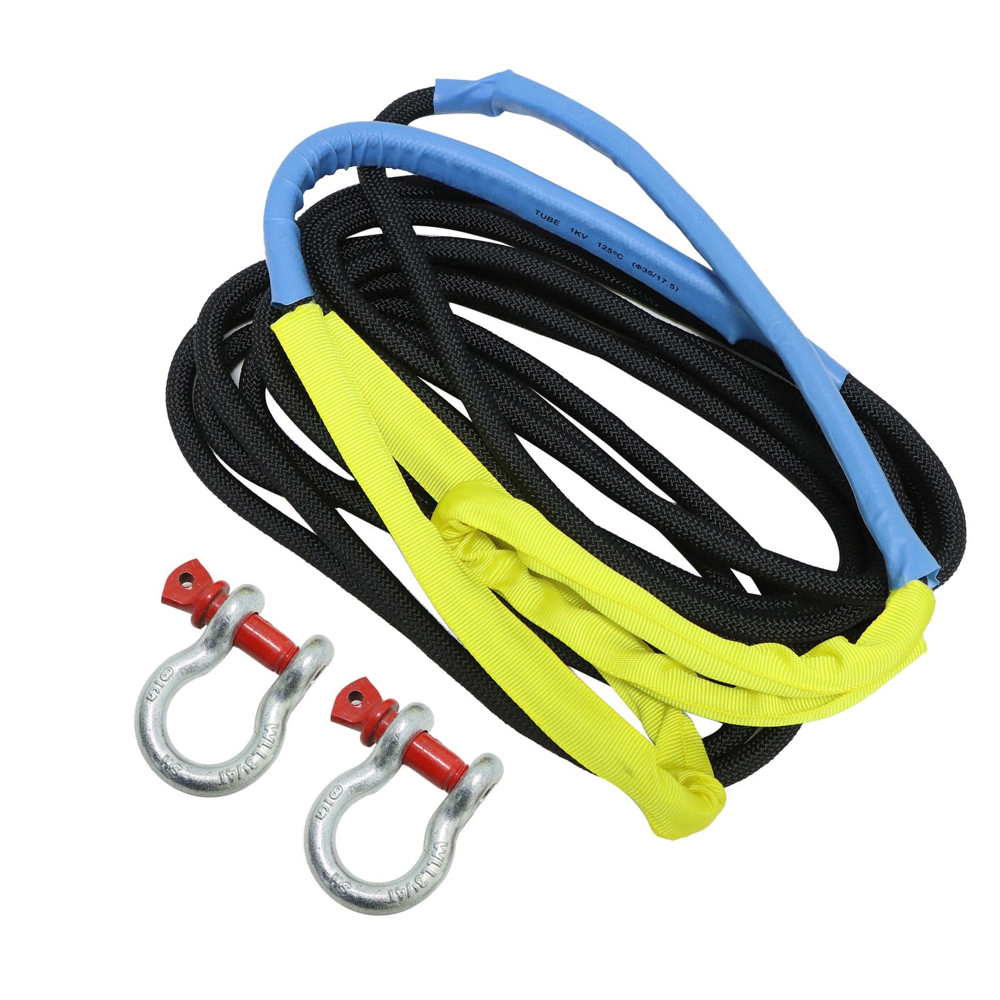 Heavy Duty Tow Rope 30580 LBS 1inchx30ft Snatch Strap For SUV light Truck ATV Car