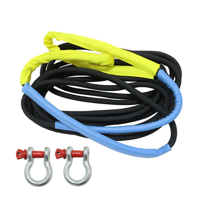Heavy Duty Tow Rope 30580 LBS 1inchx30ft Snatch Strap For SUV light Truck ATV Car