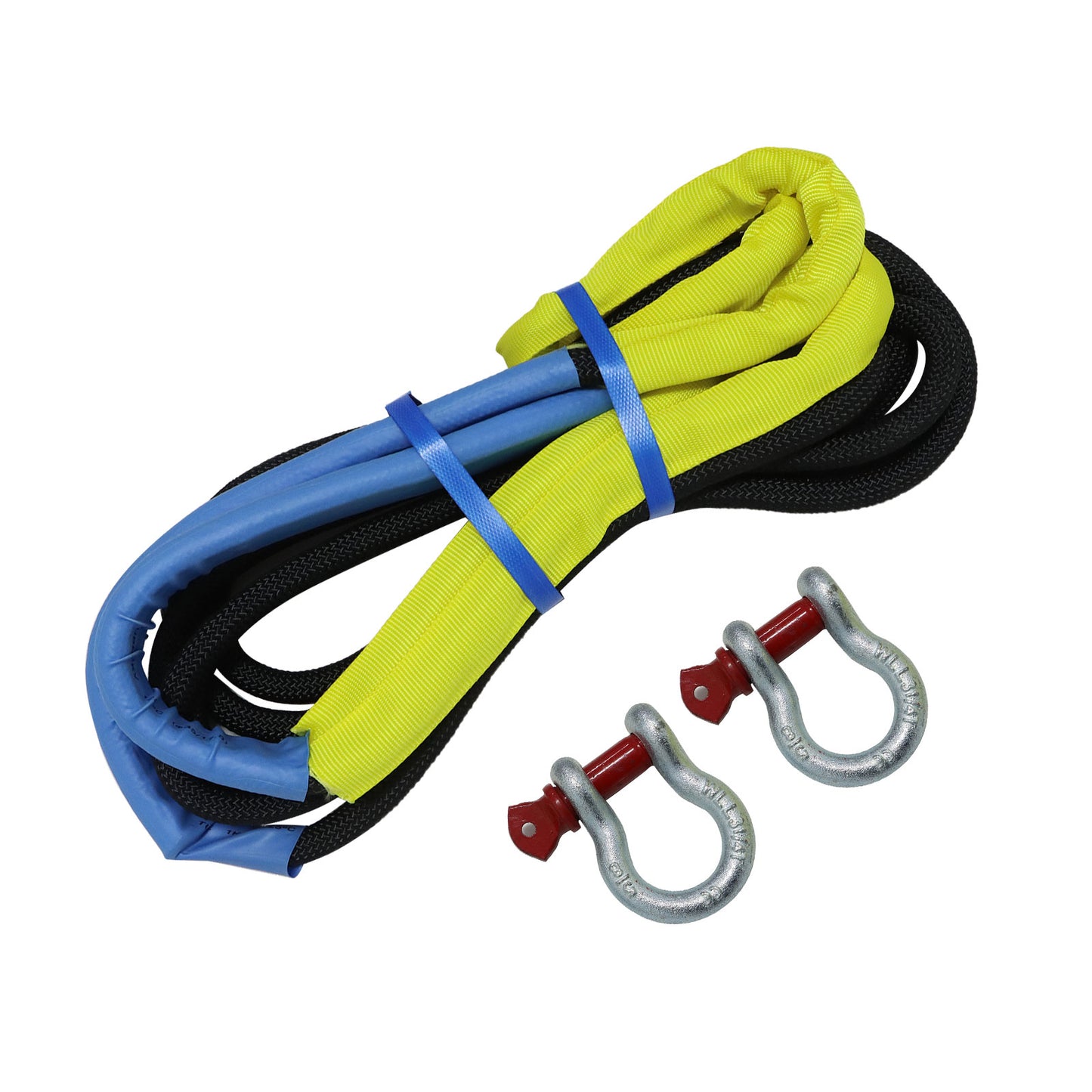 Heavy Duty Tow Rope 30580 LBS 1inchx20ft Snatch Strap For SUV light Truck ATV Car